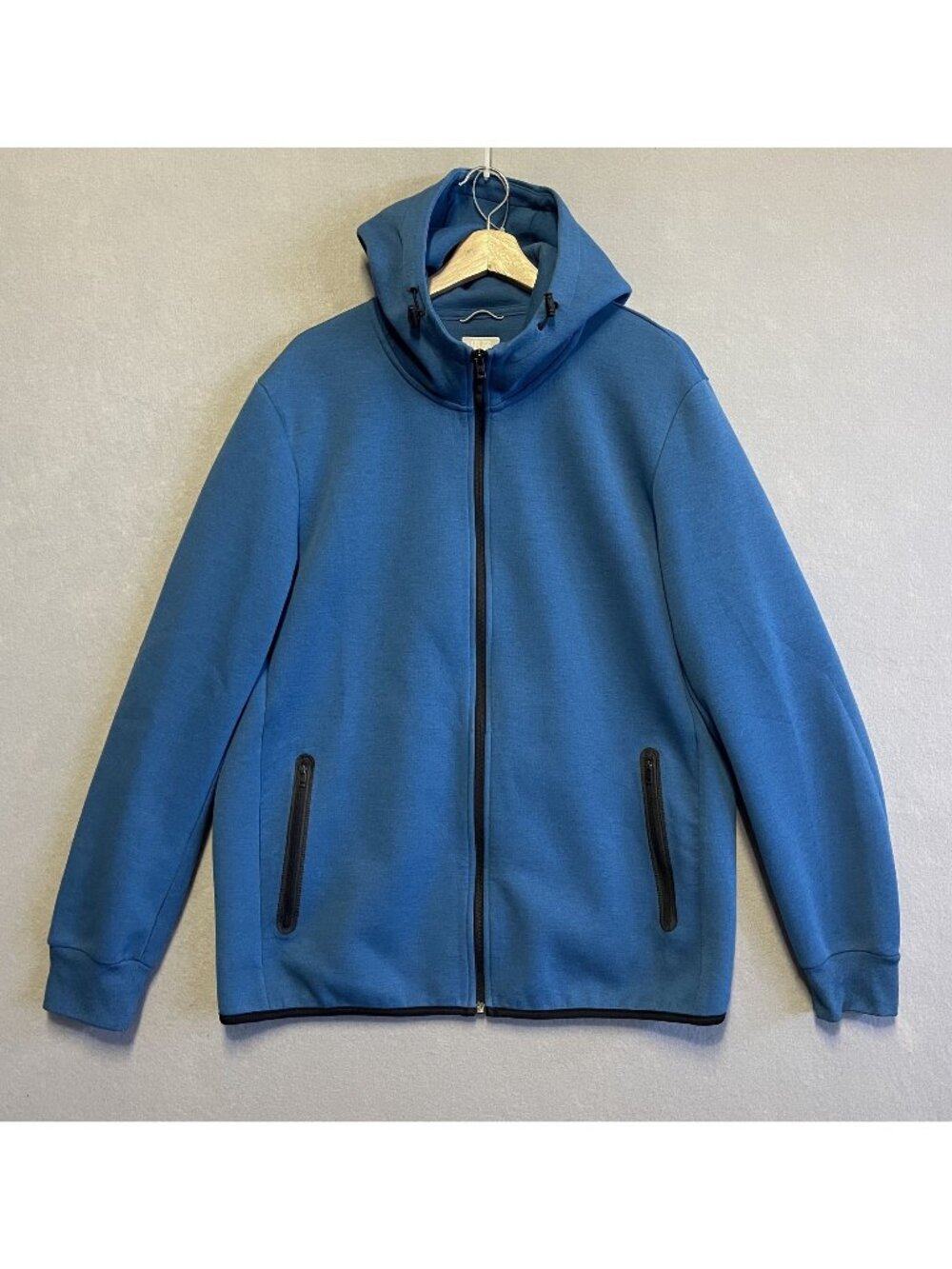 Uniqlo Mens Blue Full-Zip Athletic Hoodie XL